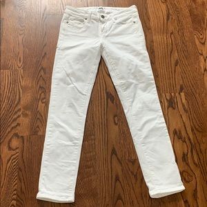 Paige skyline ankle peg jean in white